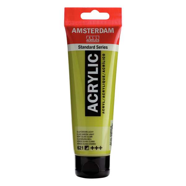 RoyalTalens Talens Amsterdam light olive green acrylic paint, 120ml 17096212 220665 - 1