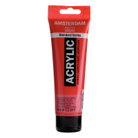 RoyalTalens Talens Amsterdam medium transparent red acrylic paint, 120ml 17093172 220626