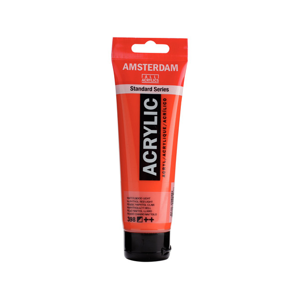 RoyalTalens Talens Amsterdam naphthol red light acrylic paint, 120ml 17093982 220637 - 1