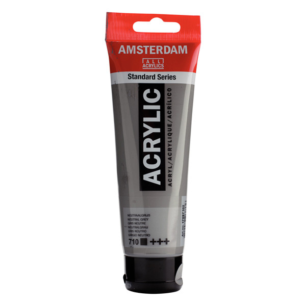 RoyalTalens Talens Amsterdam neutral grey acrylic paint, 120ml 17097102 220673 - 1