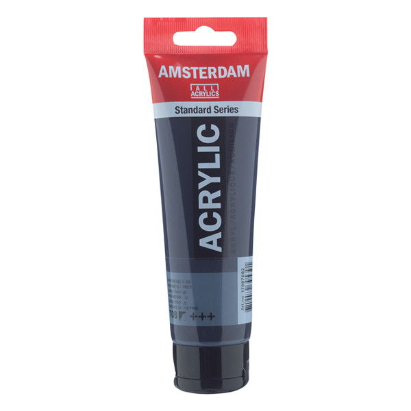 RoyalTalens Talens Amsterdam paynes grey acrylic paint, 120ml 17097082 220672 - 1