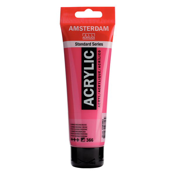 RoyalTalens Talens Amsterdam quinacridone rose acrylic paint, 120ml 17093662 220632 - 1