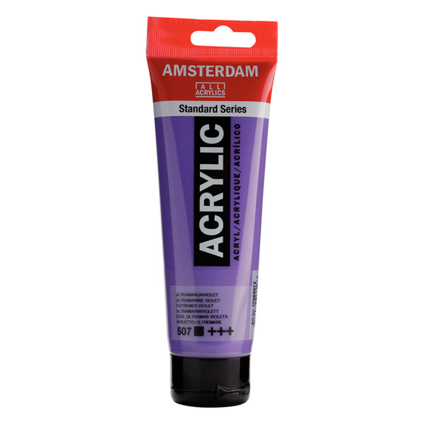 RoyalTalens Talens Amsterdam ultramarine violet acrylic paint, 120ml 17095072 220644 - 1