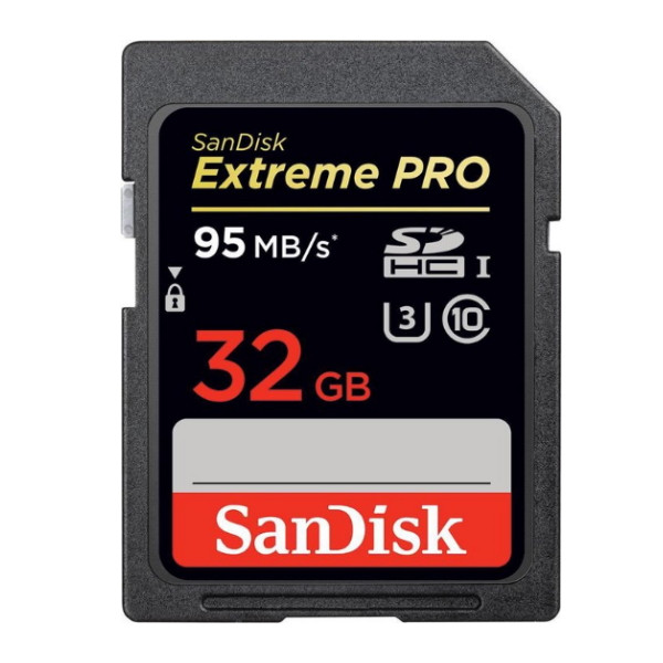 SanDisk SDHC Extreme Pro memory card class 10, 32GB (95 MB/s) ASA01966 SanDisk SDHC Extreme Pro memory card class 10, 32GB (95 MB/s) ASA01966 - 1