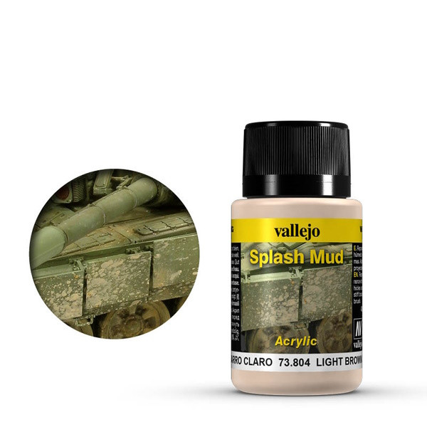 Vallejo Splash Mud light brown acrylic paint, 40ml 73804 DAR01084 - 1