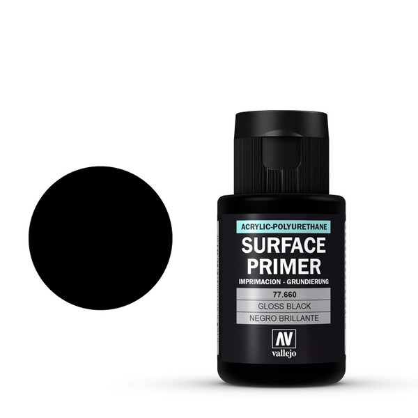 Vallejo gloss black surface primer, 32ml 77660 DAR01090 - 1