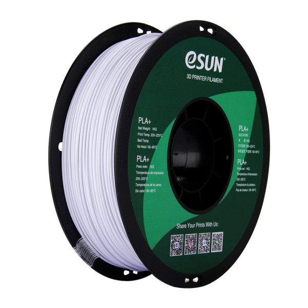 eSun cold white PLA+ filament 1.75mm, 1kg PLA175CW1 DFE20096 - 1
