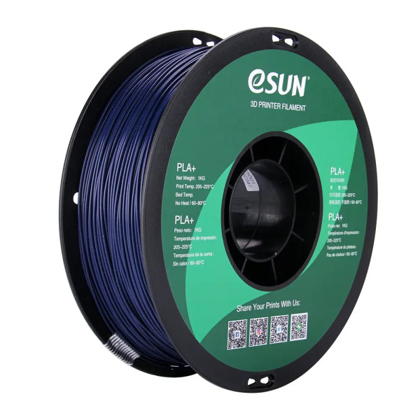 eSun dark blue PLA+ filament 1.75mm, 1kg  DFE20274 - 1