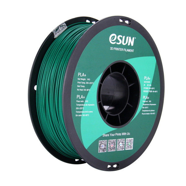 eSun green PLA+ filament 1.75mm, 1kg PLA175G1 DFE20095 - 1