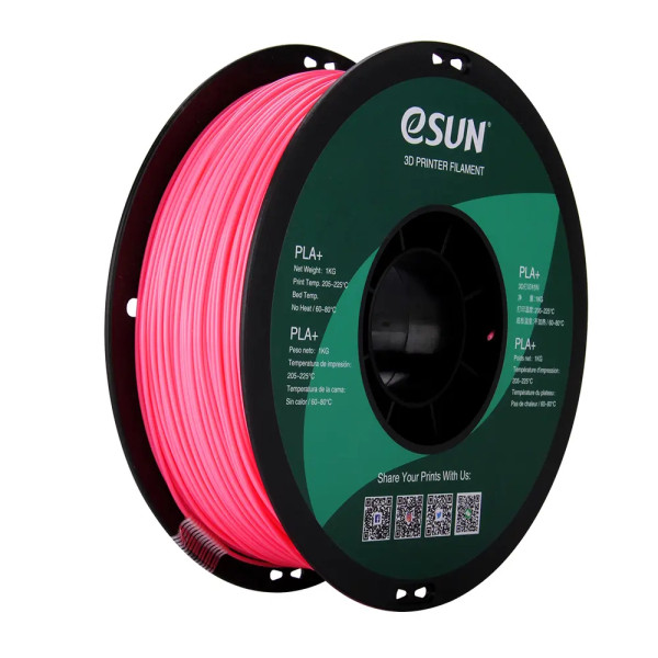 eSun pink PLA+ filament 1.75mm, 1kg  DFE20280 - 1