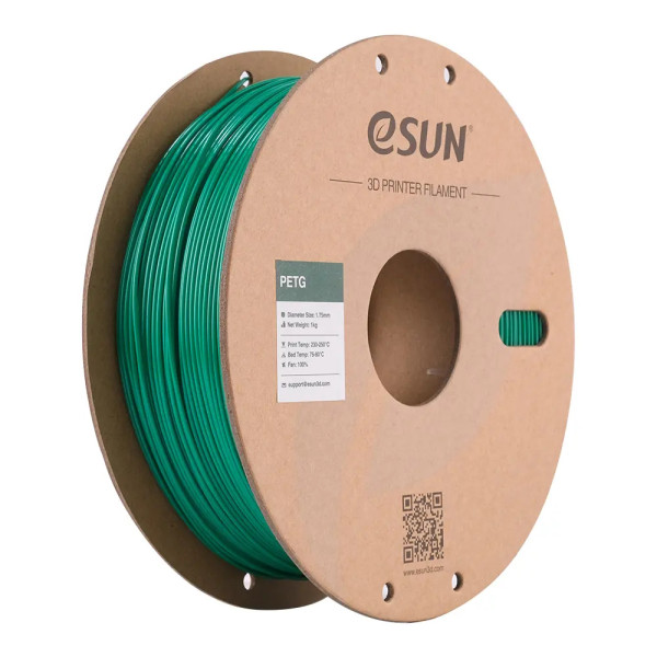 eSun solid green PETG filament 1.75mm, 1kg  DFE00068 - 1